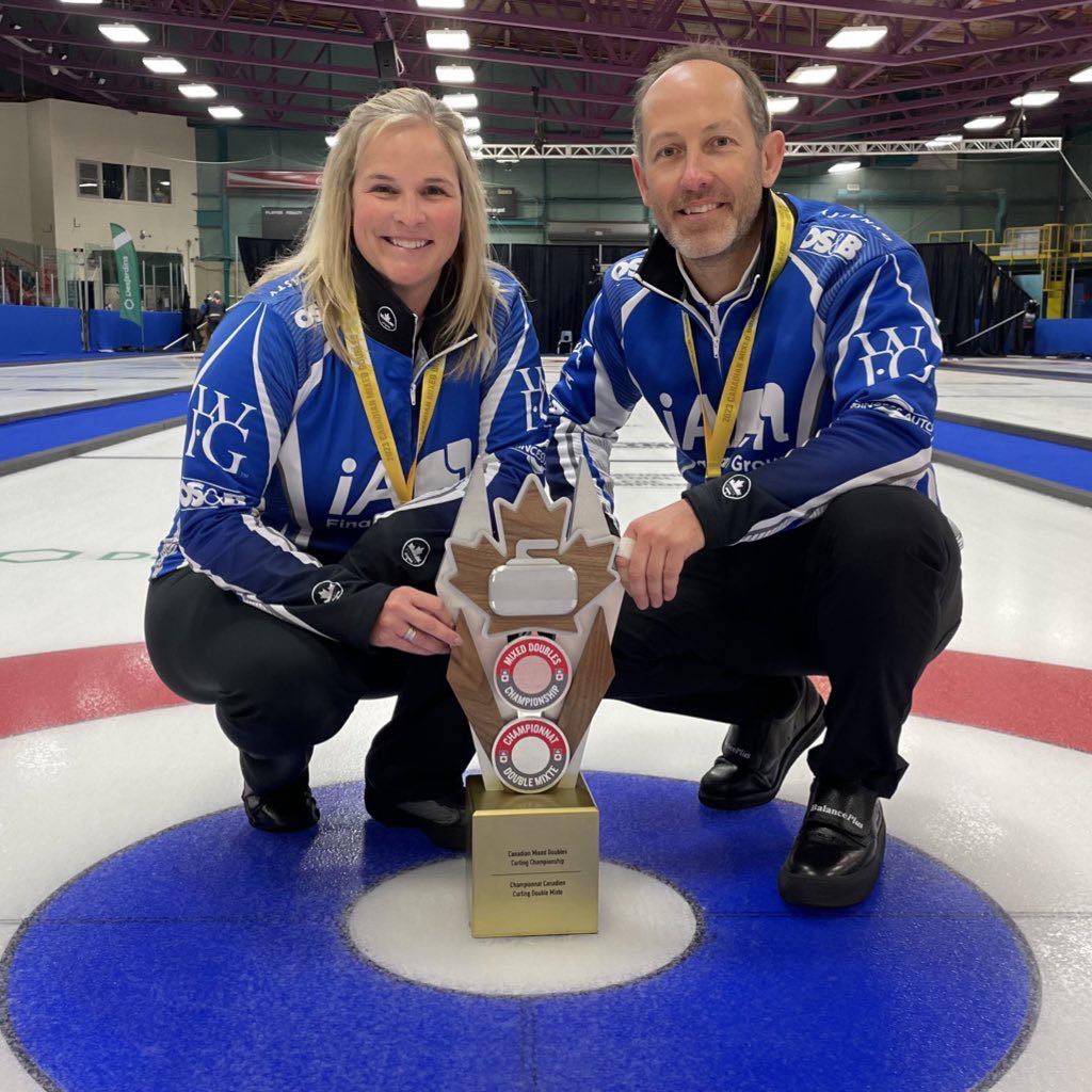 Jones and Laing win first-ever mixed doubles title