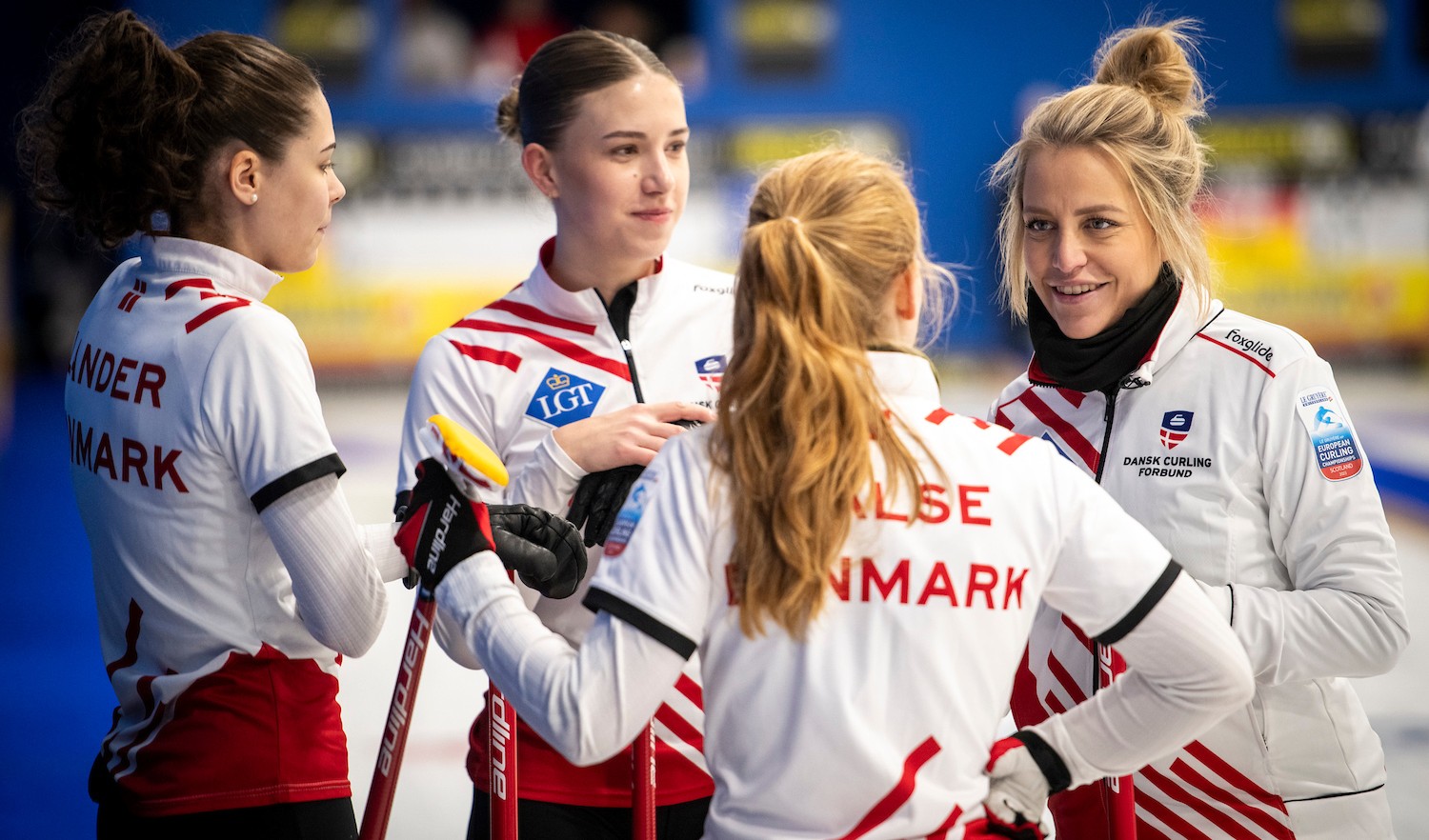 Denmark score first win